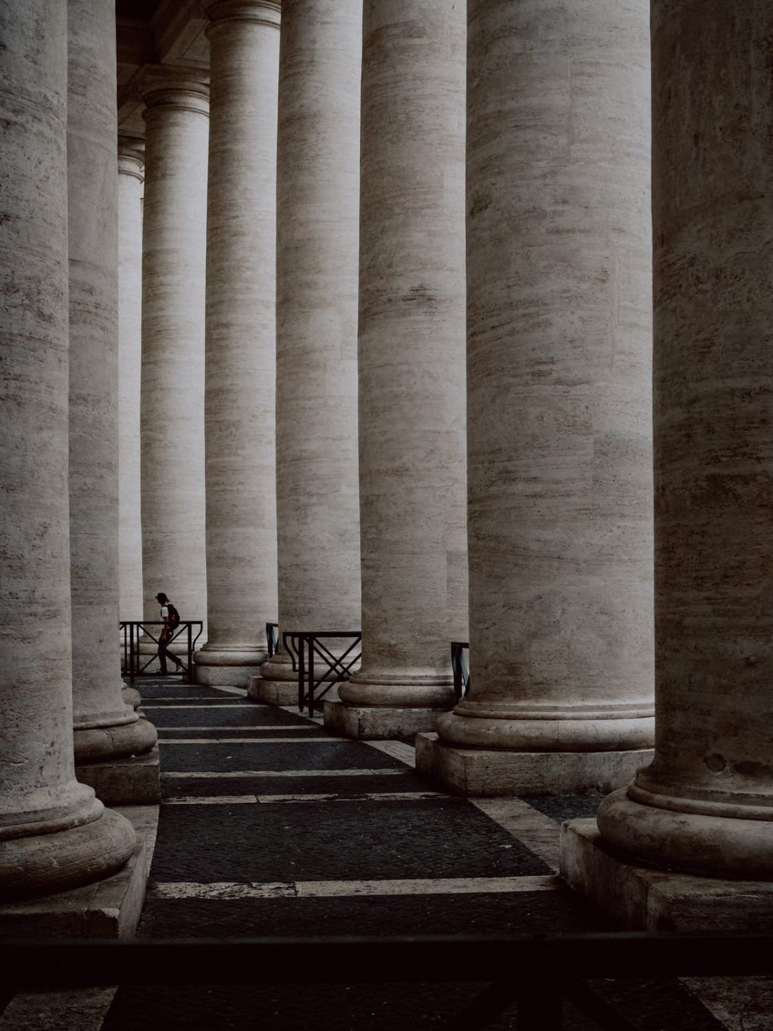 Vatican Italy columns
