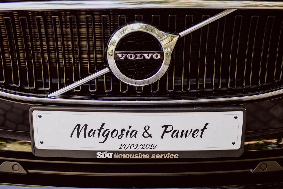 volvo car for wedding